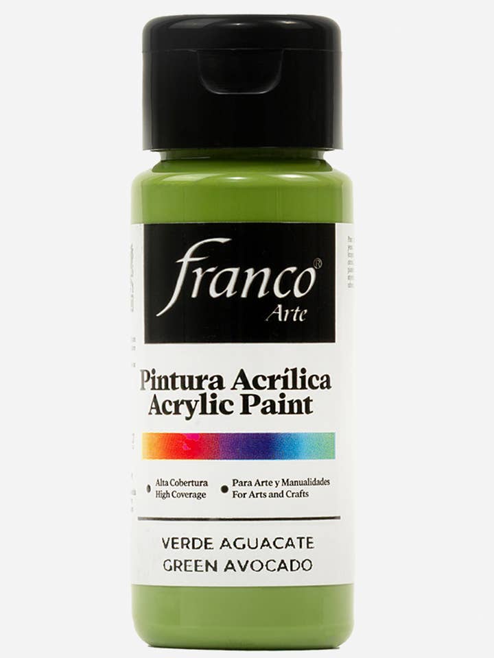 18022 Acrylic Paint 2 U.S fl oz / Avocado Green for wholesale by Franco Arte
