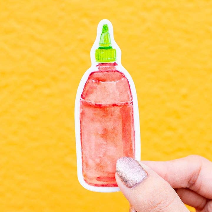 Sriracha Sticker for wholesale by kathyphantastic