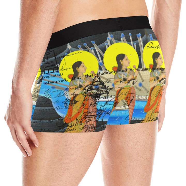 Bønes and Balløøns - Wholesale Underwear - Men's - 1, 2, 3 V Men's All Over Print Boxer Briefs1