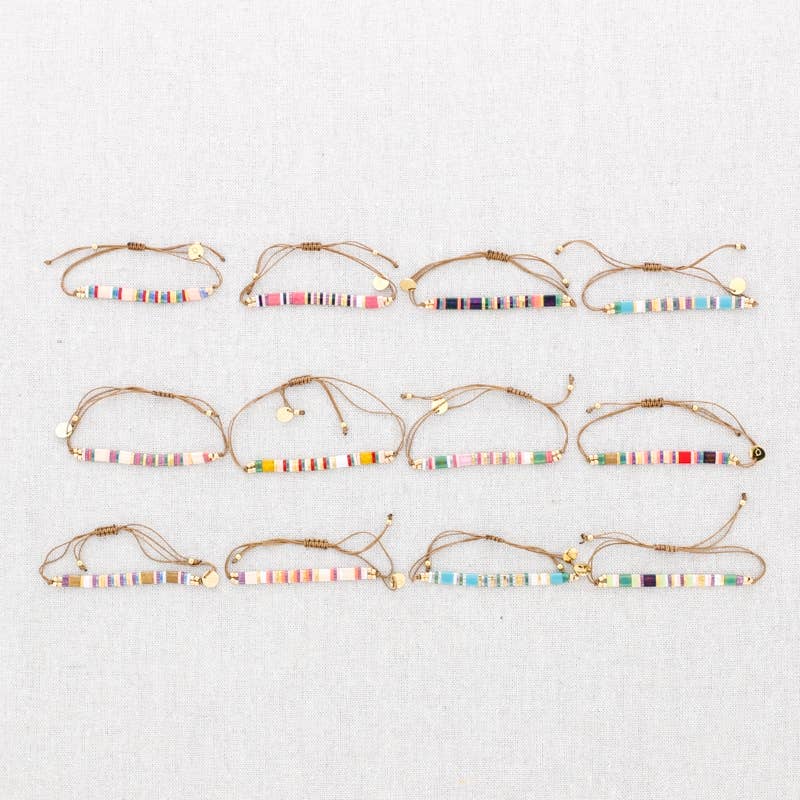 Sonata - Wholesale Snap Jewelry - Miyuki Beads Macrame Bracelet1