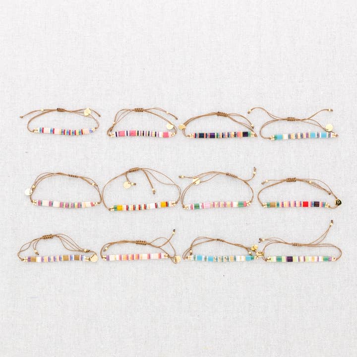 Sonata - Wholesale Snap jewellery - Miyuki Beads Macrame Bracelet1