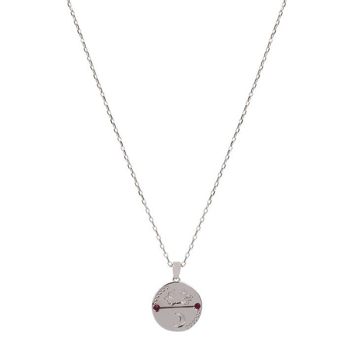 Collier Cancer Zodiac Argent pour la vente par CVLCHA