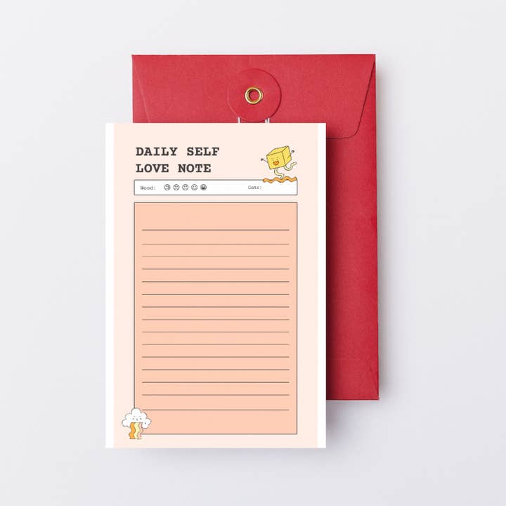 8X5 Daily Self Love Notepad - Office , desk for wholesale by Missh Shop