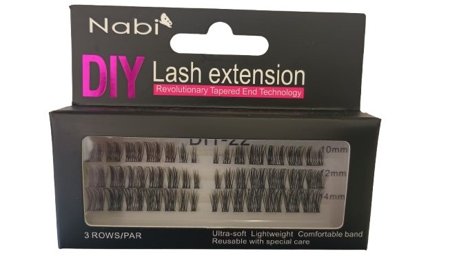 Nabi Cosmetic – wholesale False/fake eyelashes – FMD-05B 12styles DIY Lash Extension 6DZ Set B5