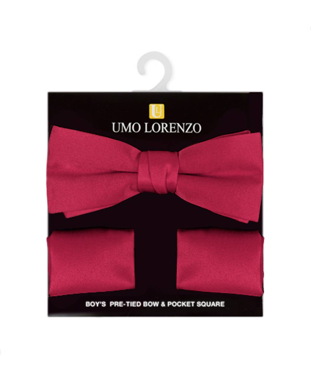 Selini New York - Wholesale Bow Tie - Kids - 100% Poly Satin Boy's Banded Bow Tie and Hanky BBTH130118