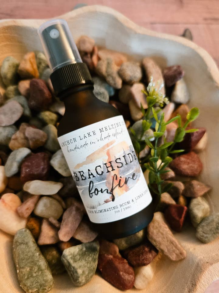 Beachside Bonfire Room Spray – Sea Air & Smoke – Natural Odor Eliminator for wholesale by Anchor Lake Melting Co