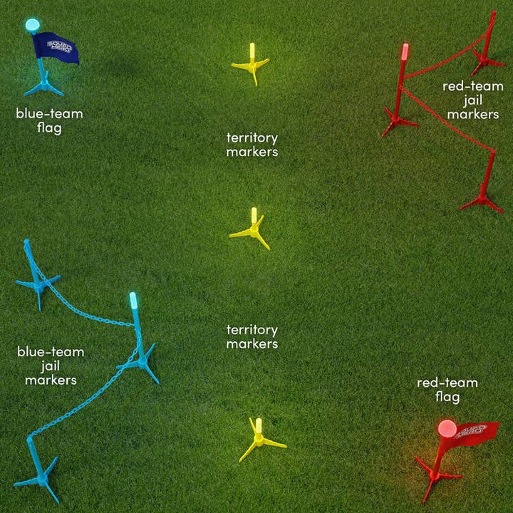 Squad Hero - Wholesale Sporting Game - Kids & Baby - Light-up Capture The Flag Game Illuminated