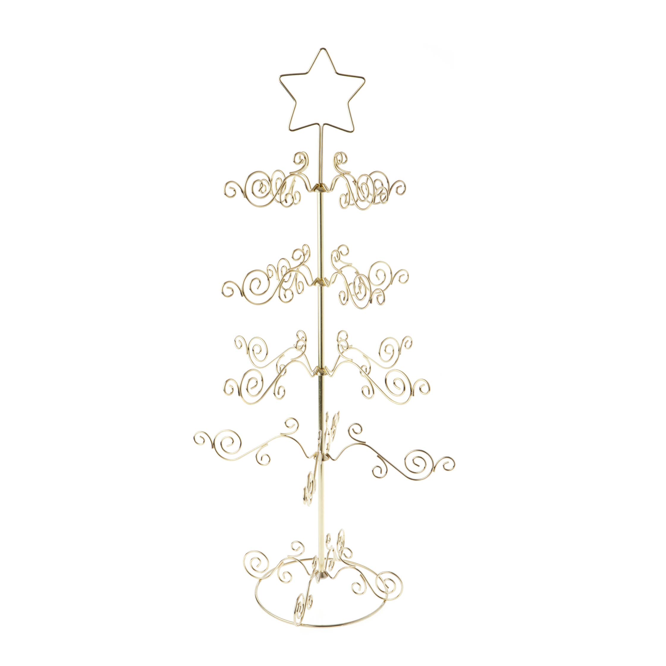 Bard's - Wholesale Christmas Decoration - Bard's 4 Tier Ornament Display Tree, 27.5" H0