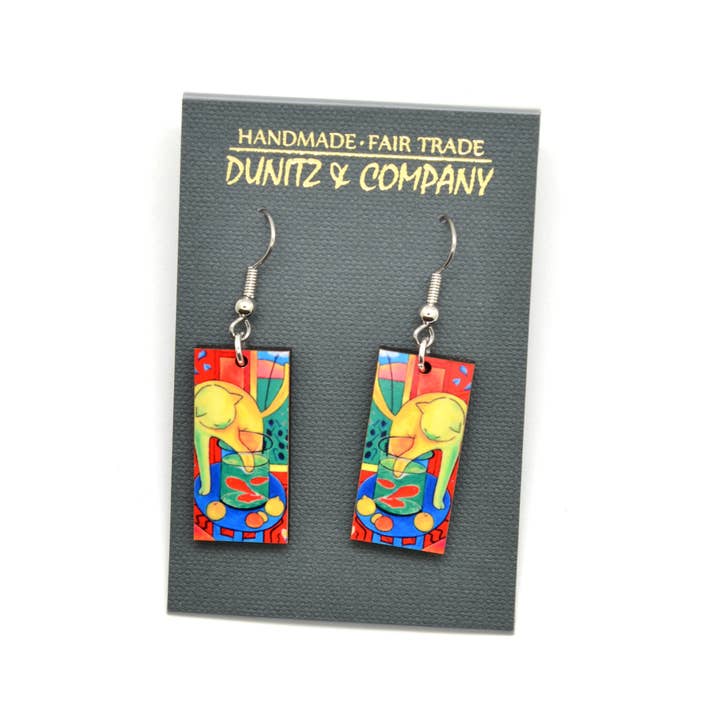 Dunitz & Company - Wholesale Dangle Earrings - Famous Art Paintings Dangle Earrings - Ships Assorted8