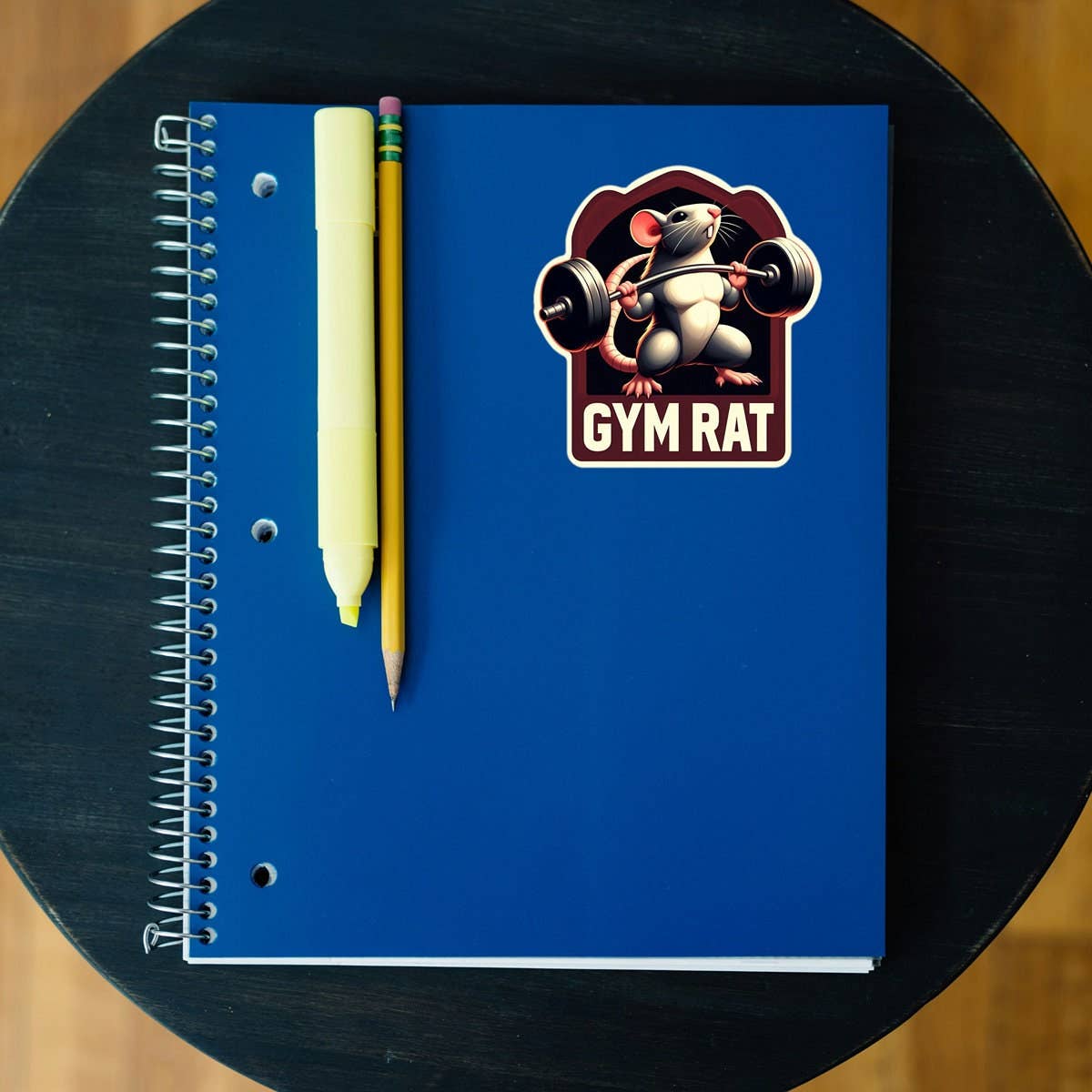 ADH Stickers - Wholesale Sticker - Weightlifting Gym Rat - Wholesale Die Cut Vinyl Sticker1