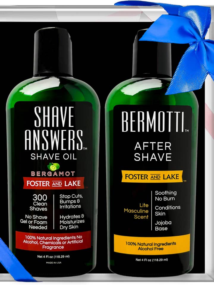 Coffret cadeau Foster and Lake Bergamote - Huile de rasage, après-rasage pour la vente par Foster and Lake Inc.