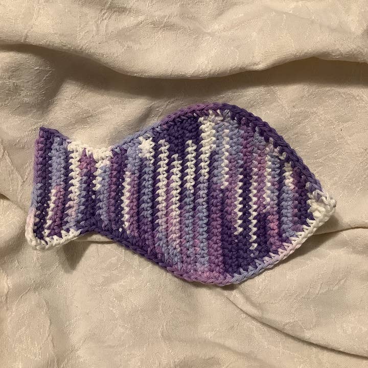 Pano de lavagem de algodão em forma de peixe, pano de prato ou almofada quente por atacado de Slickery Blends