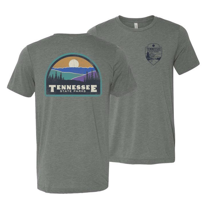 Tennessee State Parks - Mountain Sunset Tee for wholesale by Friendly Arctic