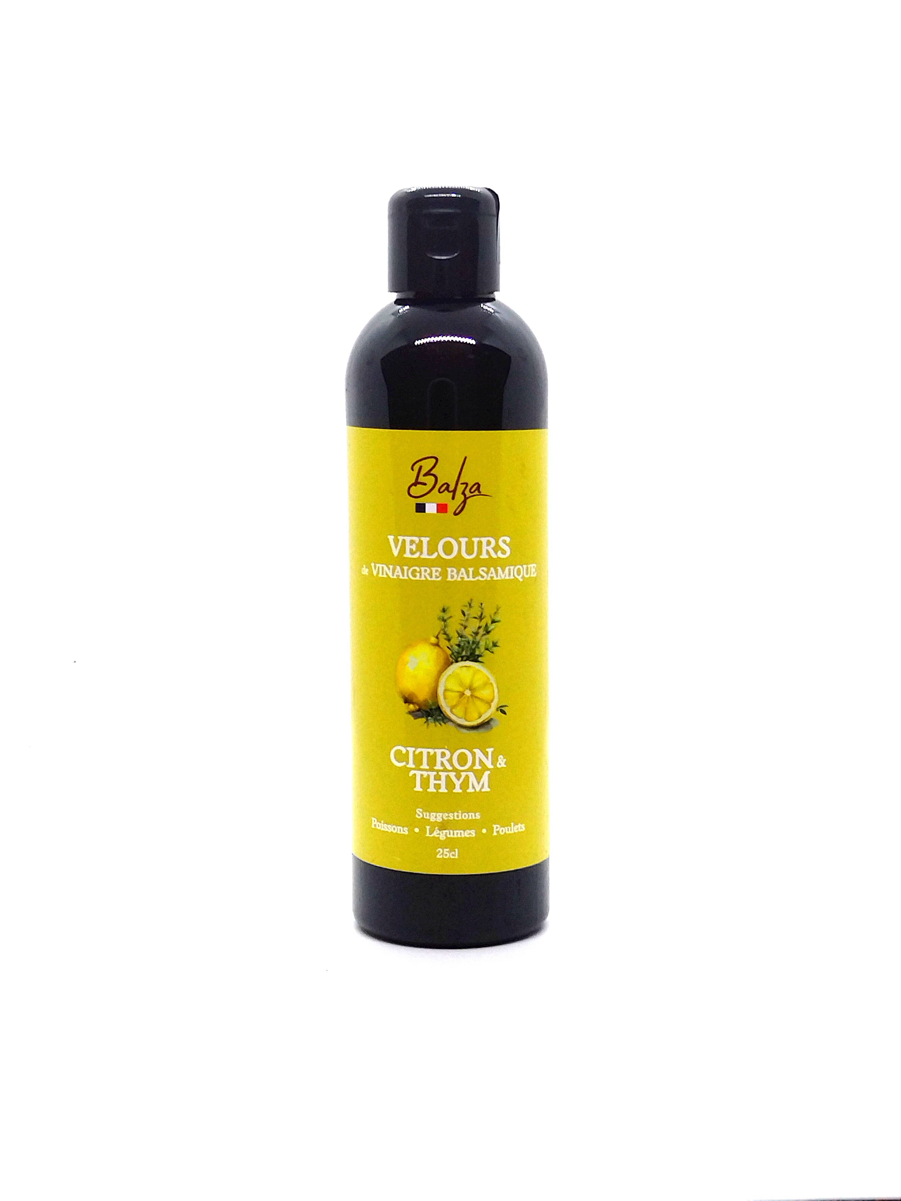 Atelier du Sel Camargue – Vinagre por atacado – Creme de Vinagre Balsâmico de Limão com Tomilho 250 ml4