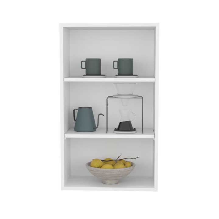 TUHOME FURNITURE - Wholesale Wall Mounted Shelf - Eco 36" High Open 3-Tier Wall Cabinet, Wall Shelf, Storage Cabinet, Cube Shelf Bedroom, Office, Living Room, Garage