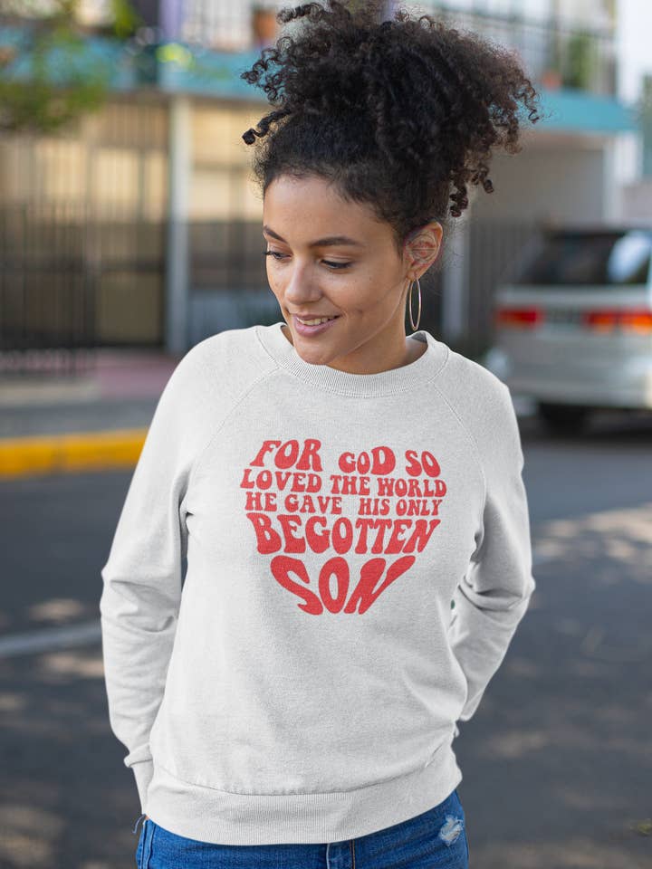 John 3:16 - Sweatshirt for wholesale by Wear the Promise