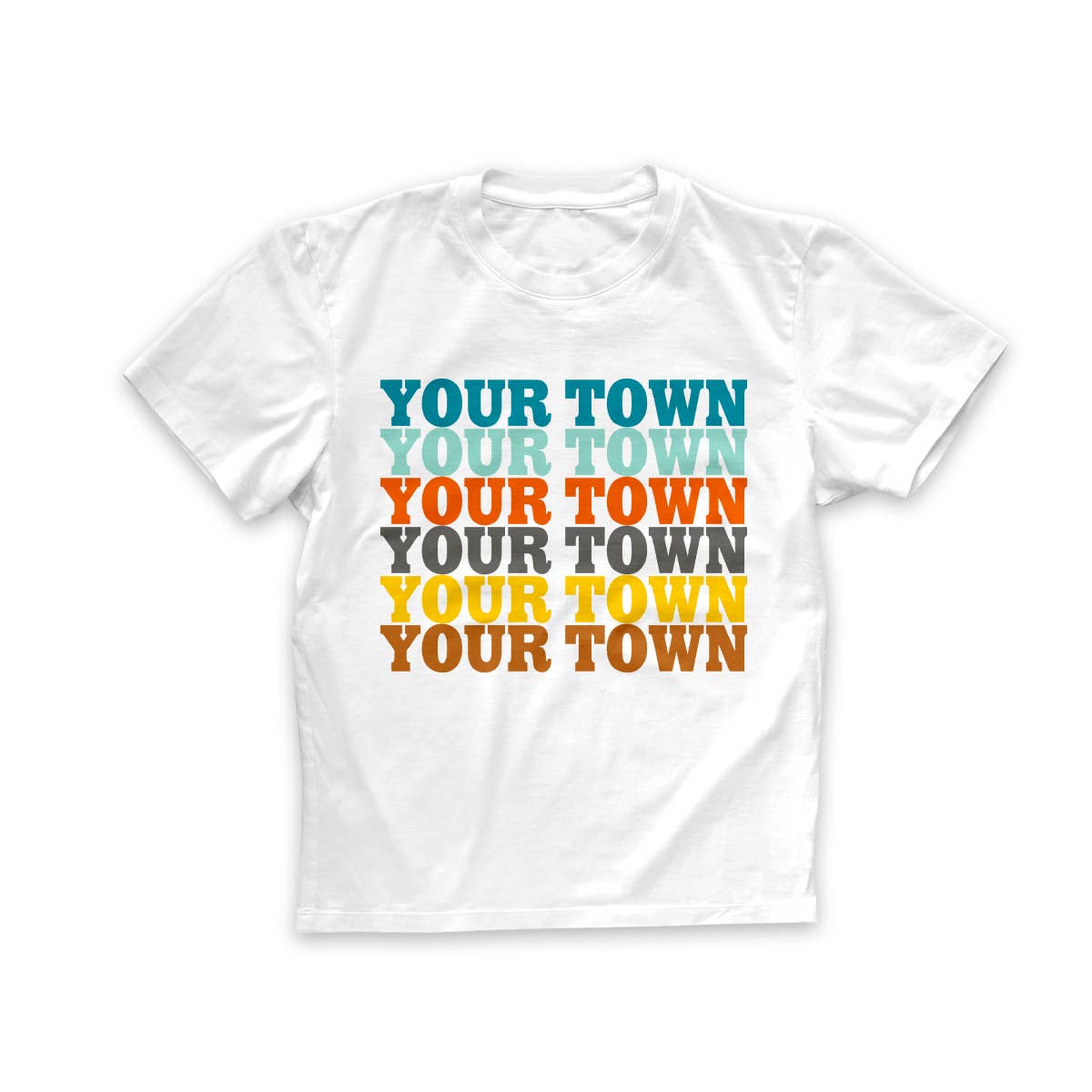 Rock Scissor Paper – Großhandel T-Shirt mit Siebdruck – Kinder – Personalisierte Stadt Kleinkind T-Shirt - Supergrafiken wiederholen Namen14