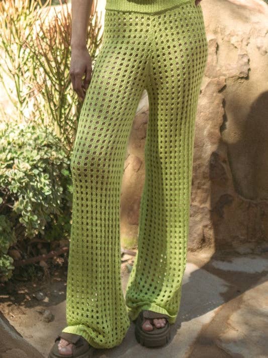Sheer Crochet Pants for wholesale by ILLA ILLA