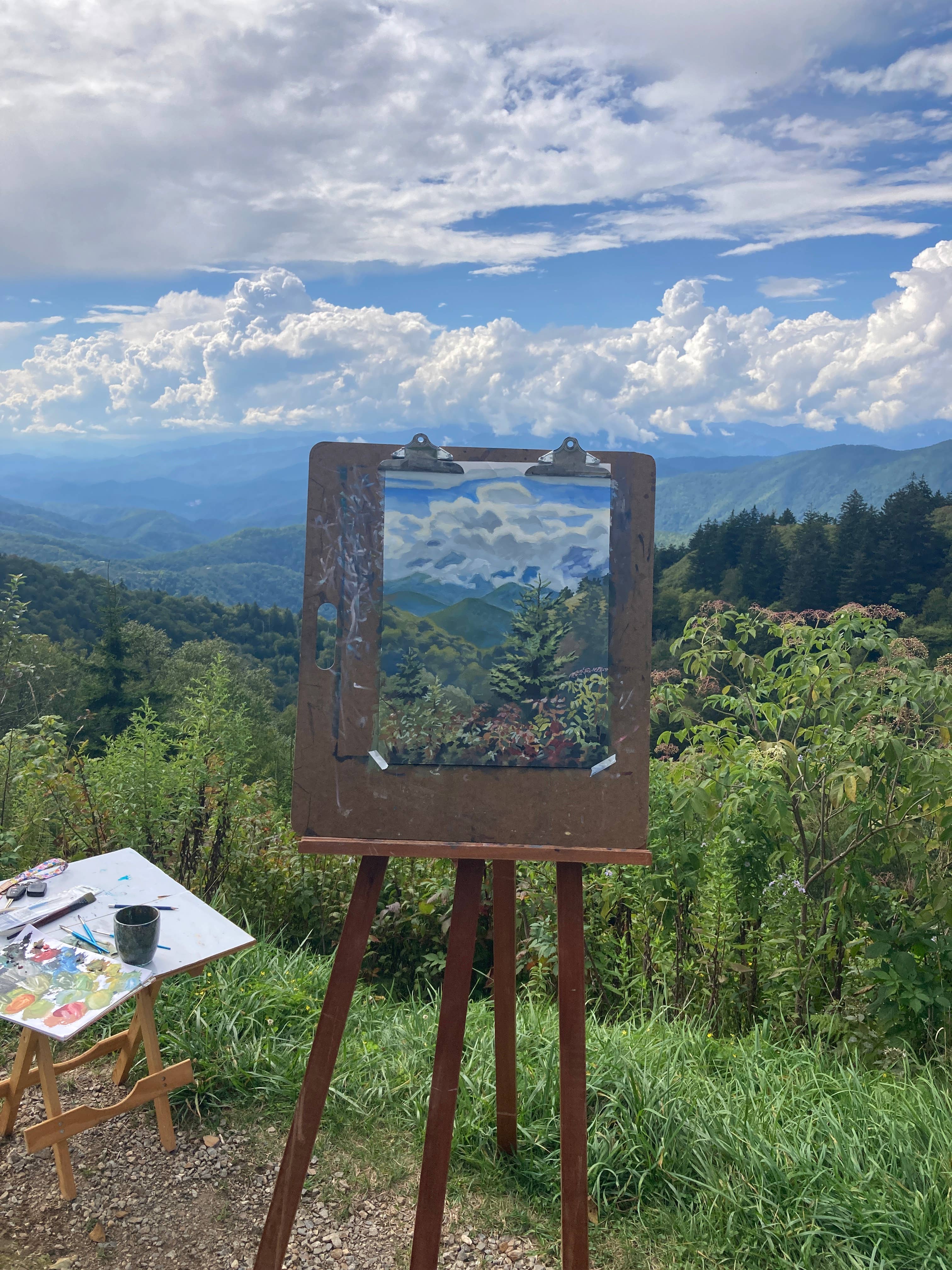 Esther Sketch - Wholesale Kunstprint - Blue Ridge Parkway 8x10 opdruk7