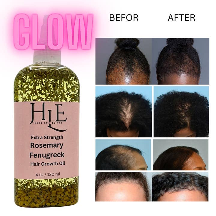 HairLuxElixir - Wholesale Hair Serum - Hair Lux Elixir® Extra Strength Rosemary + Fenugreek Hair Growth Serum