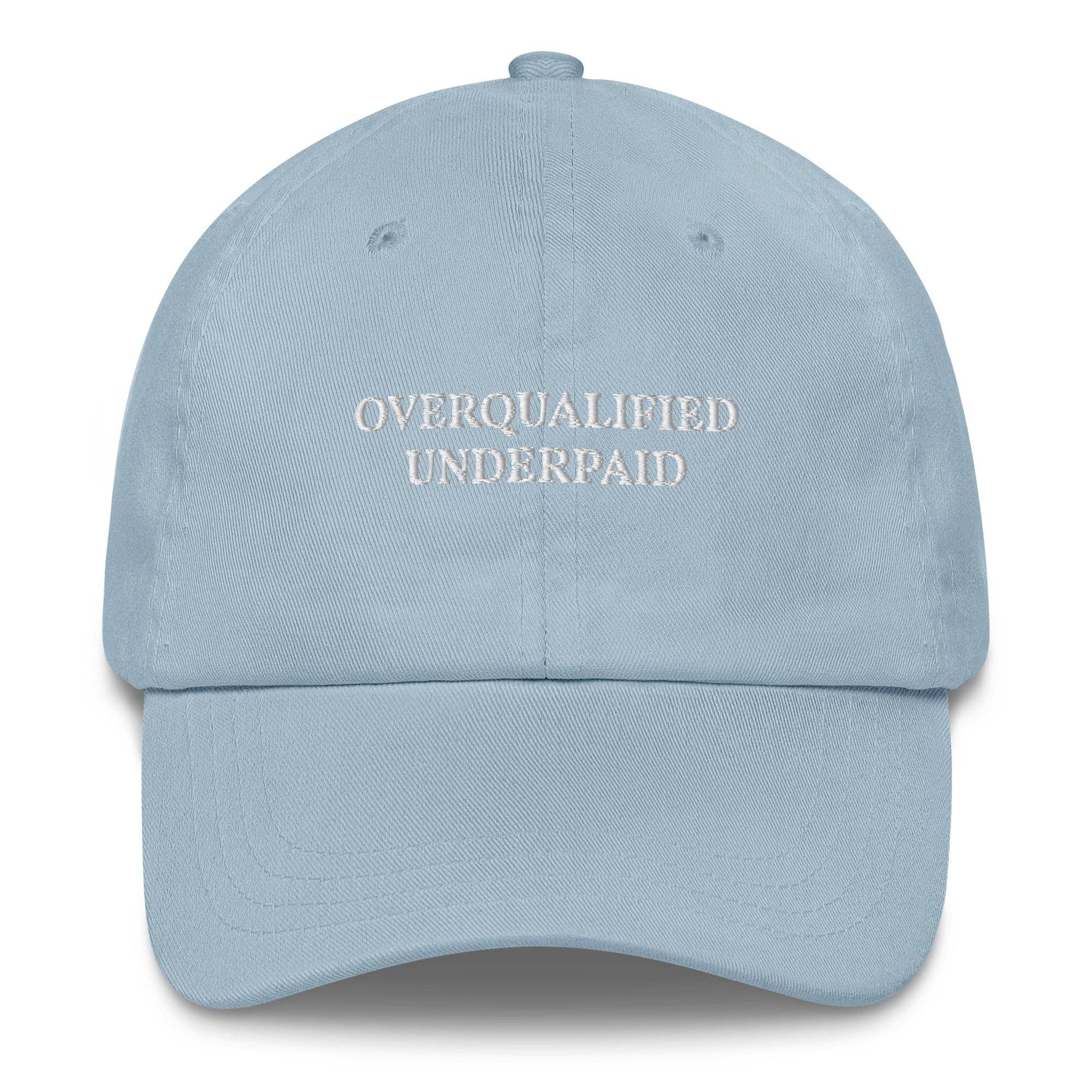 The Refined Spirit - Wholesale Baseball Cap - Unisex - Overqualified Underpaid - Cap8