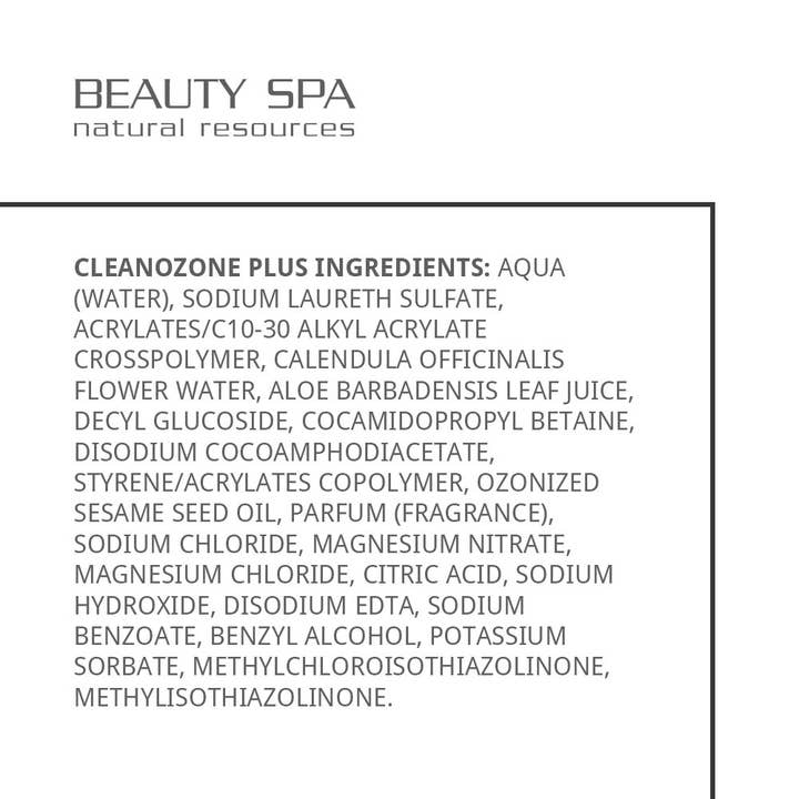 SPA INDUSTRY - Wholesale Facial Cleanser - Beauty Spa OZONIZED FACE & BODY CLEANSER CLEANOZONE+, 500 ml2
