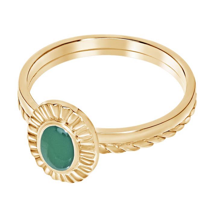 Goyi 18K Forgyldt Grøn for engroshandel hos A-Brend Jewelry