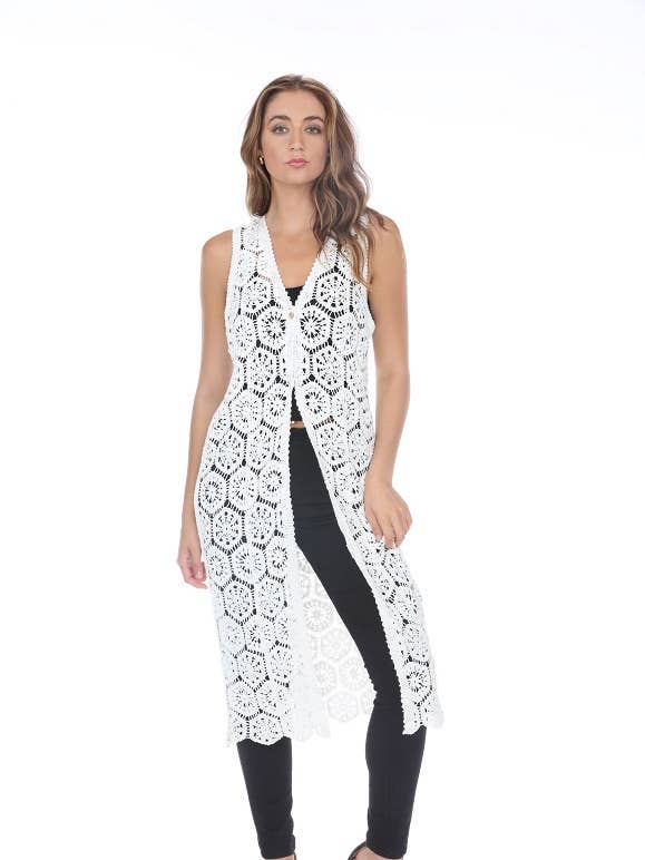 Eulalia Long Knit Cardigan for wholesale by Rain + Rose