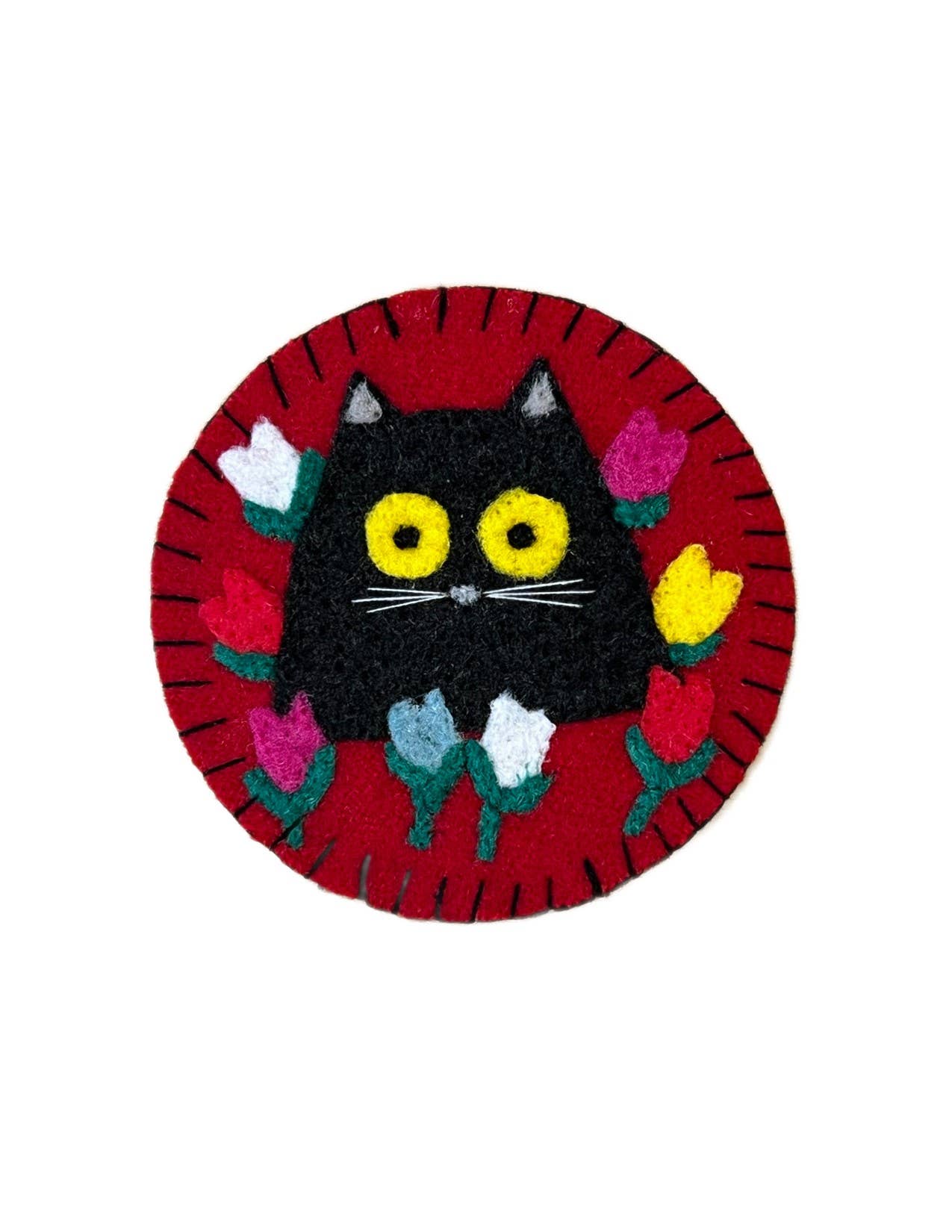 Genius Premium Craft - Wholesale DIY Craft Kit - Maud Lewis-Inspired Felt & Sew DIY Coaster Kits6