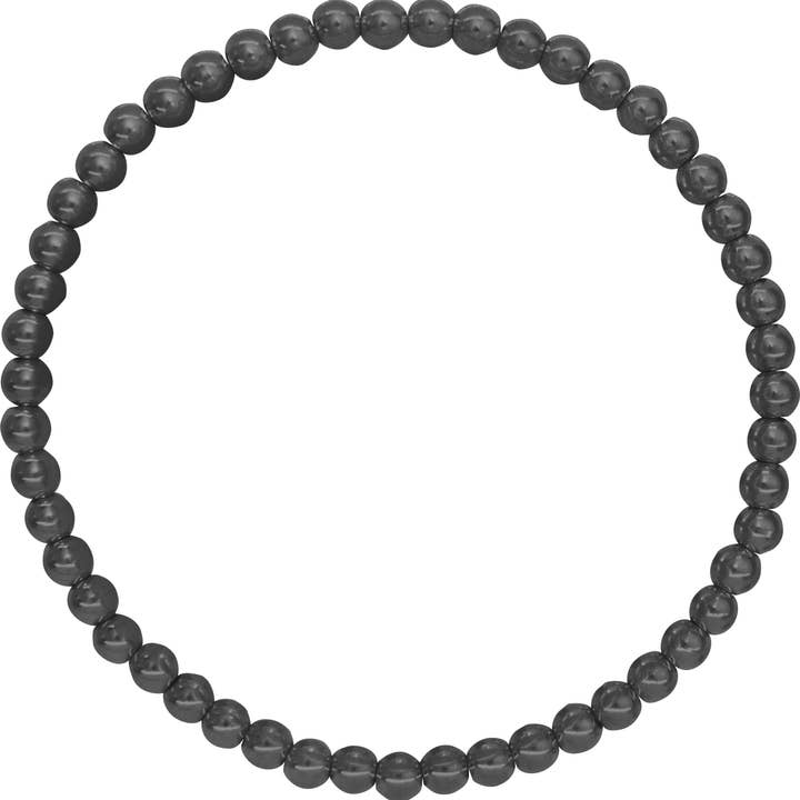 Bracciale a sfere in acciaio inossidabile nero per la vendita all'ingrosso da parte di Style Republic - Carsten Maletz