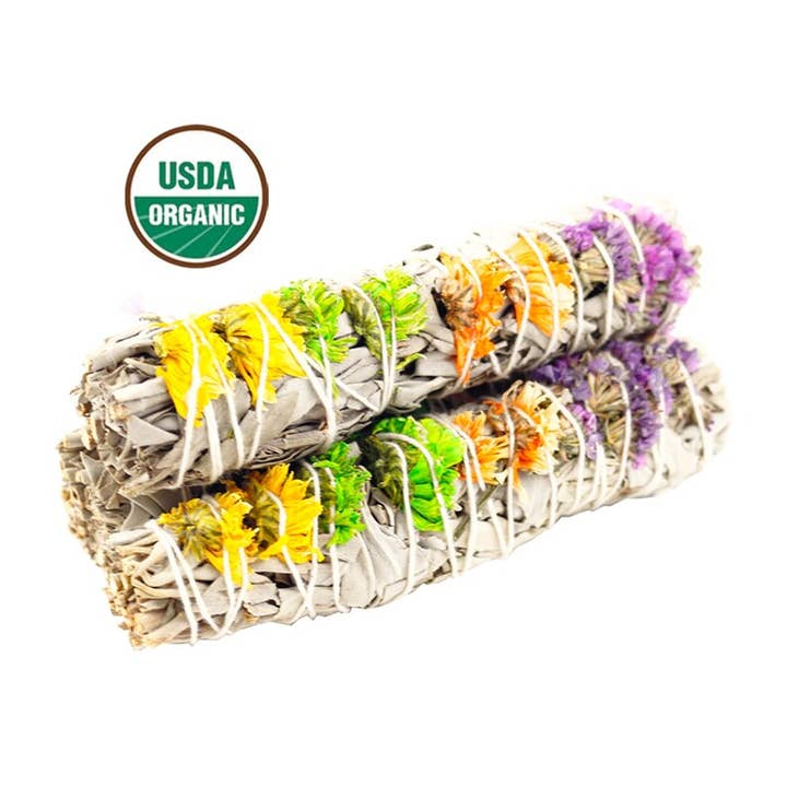 Designs by Deekay Inc. - Wholesale Sage Bundle - 'Good Vibes' White Sage Smudge Stick (6 in.)