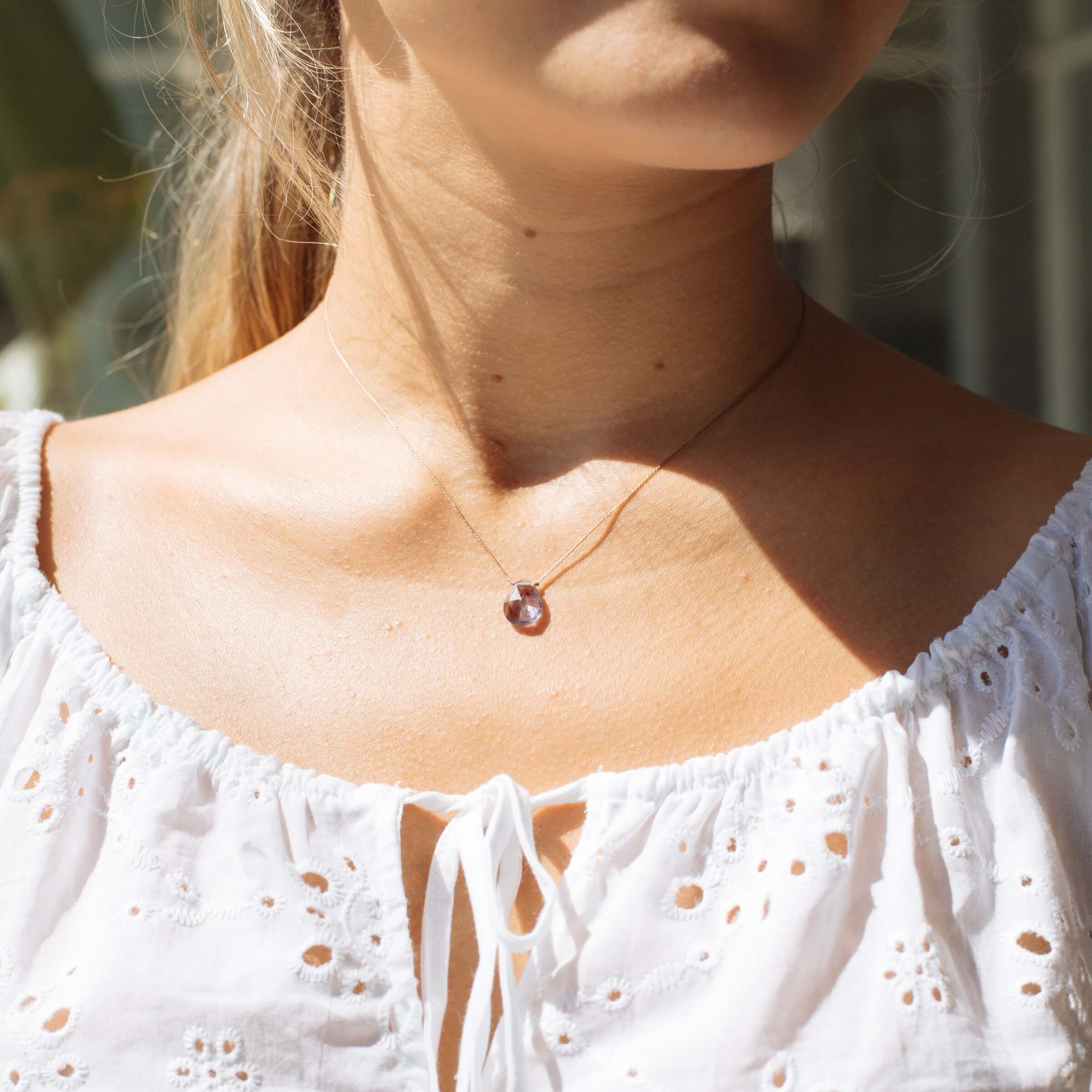 SoulKu - Vente Colliers à pendentif - Collier Luxe en Fluorite pour la Magie2