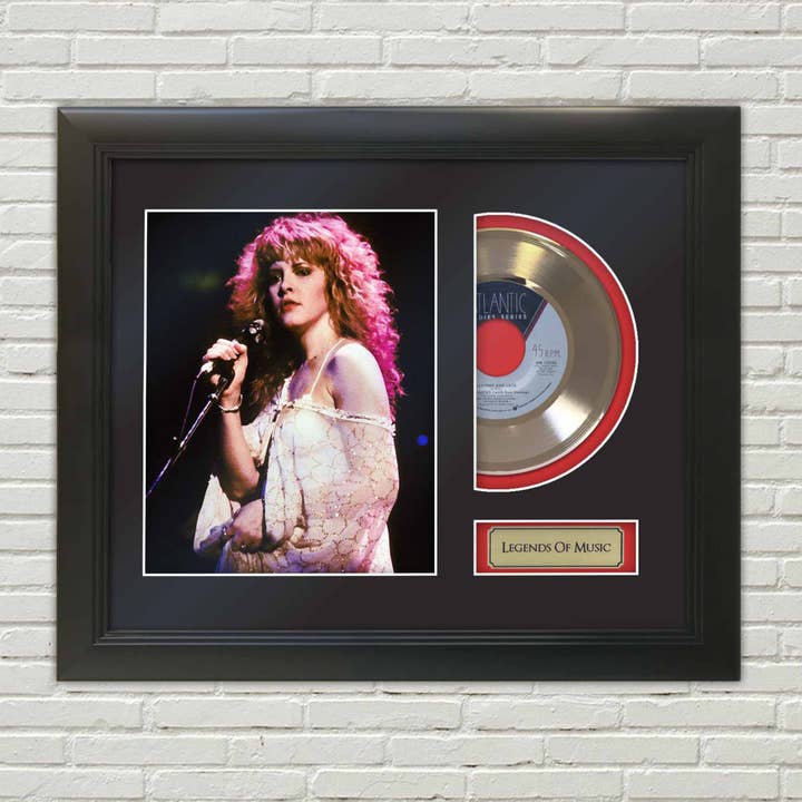 Stevie Nicks Leather and Lace Legends of Music Gold Display for wholesale by Gold Record Outlet