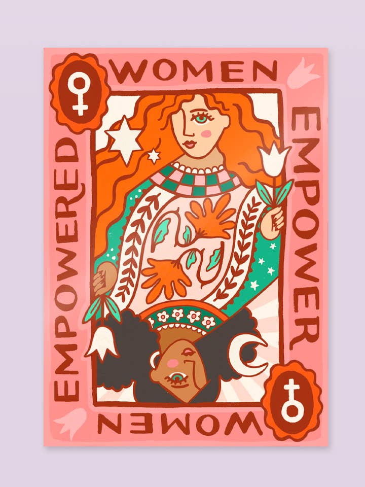 Adhesivo troquelado para mujeres empoderadas para venta al por mayor de Idlewild Co.