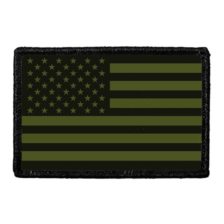 American Flag - Military Green - Patch for wholesale by Pull Patch