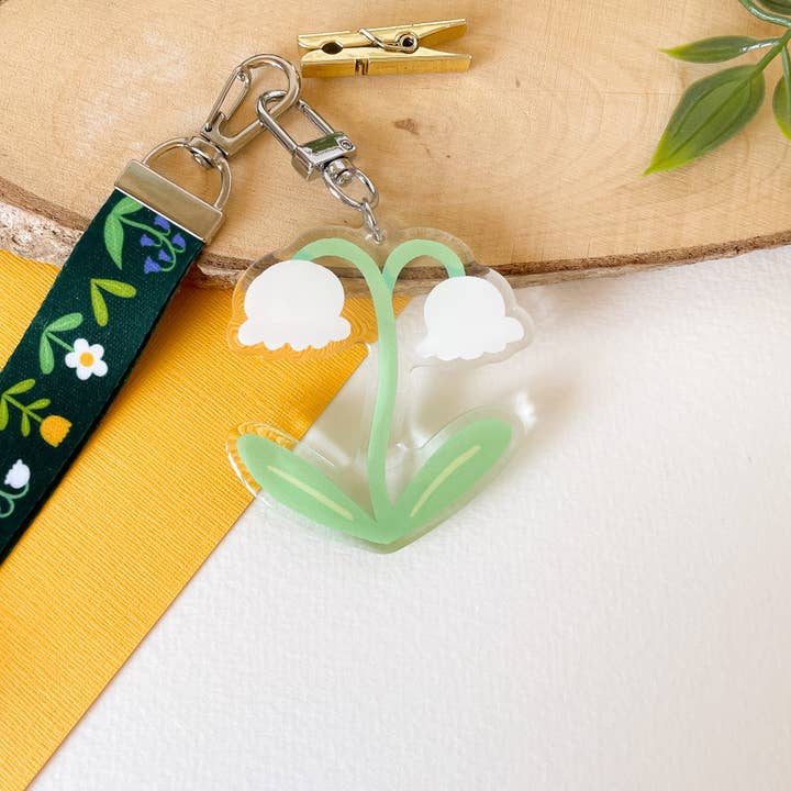 Laurel Mae Art – wholesale Keychain – Women's – In Bloom - Lanyard Keychain1