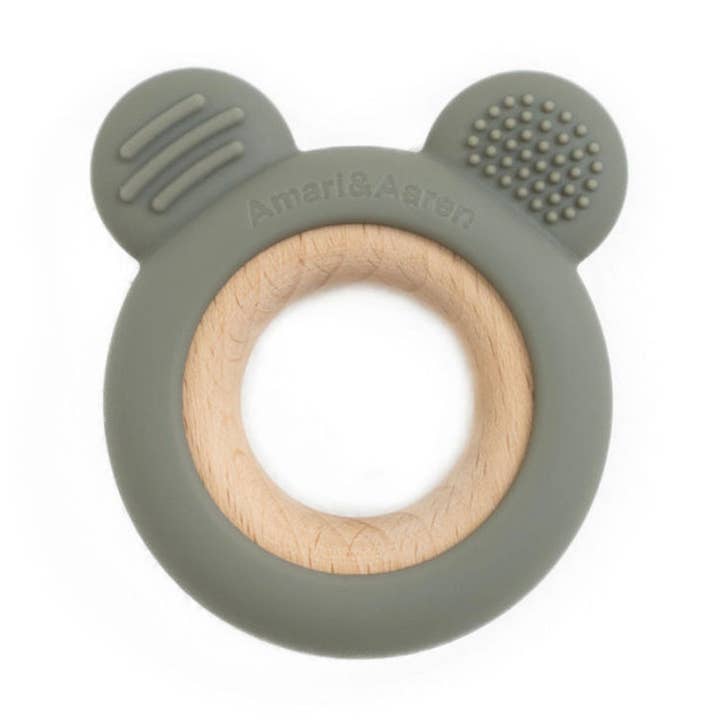 Bear Ears Baby Teething Toy for wholesale by AmariandAaren