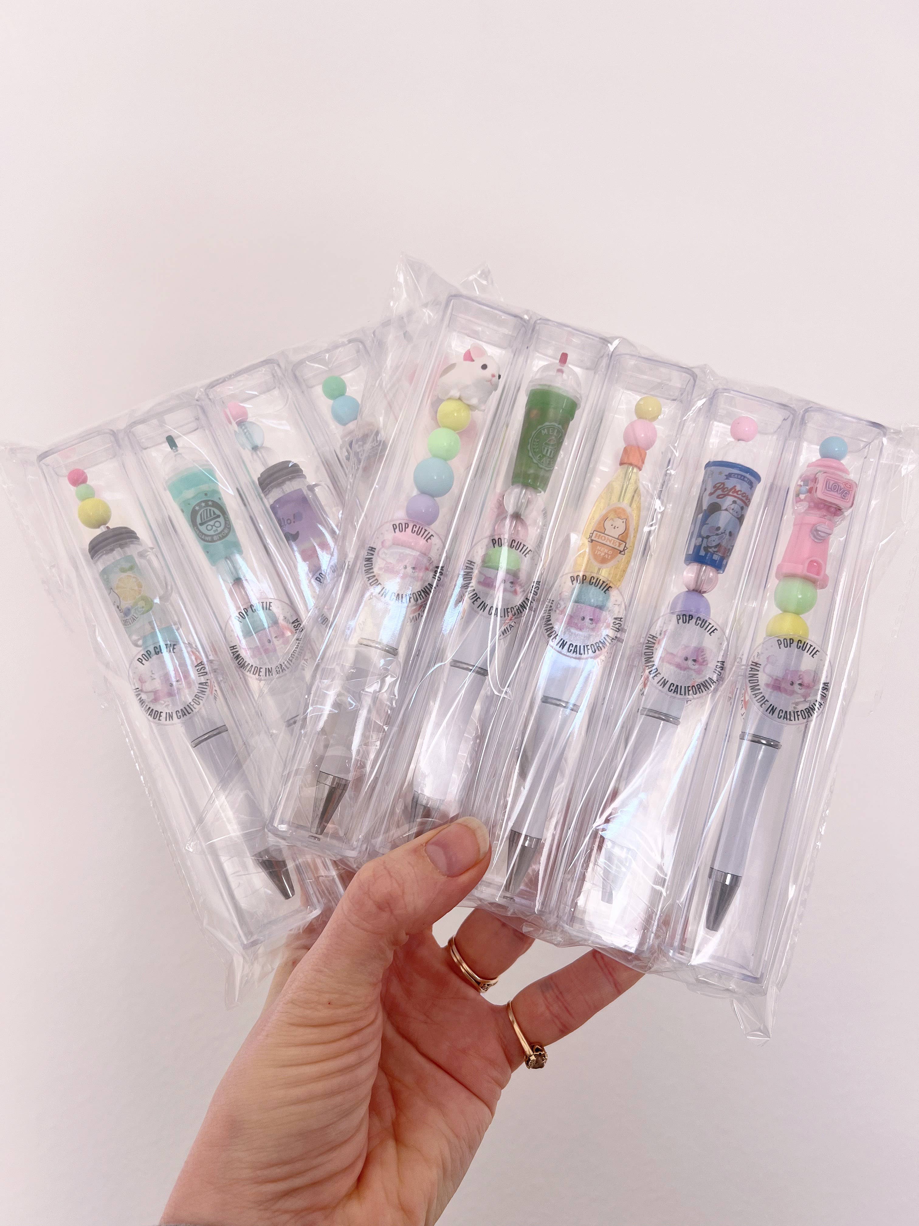 Pop Cutie Accessories & Gifts – wholesale Pennor – Pop Cutie Pärlade Kawaii Penna - Pennor Kontorsmaterial Handgjorda.5