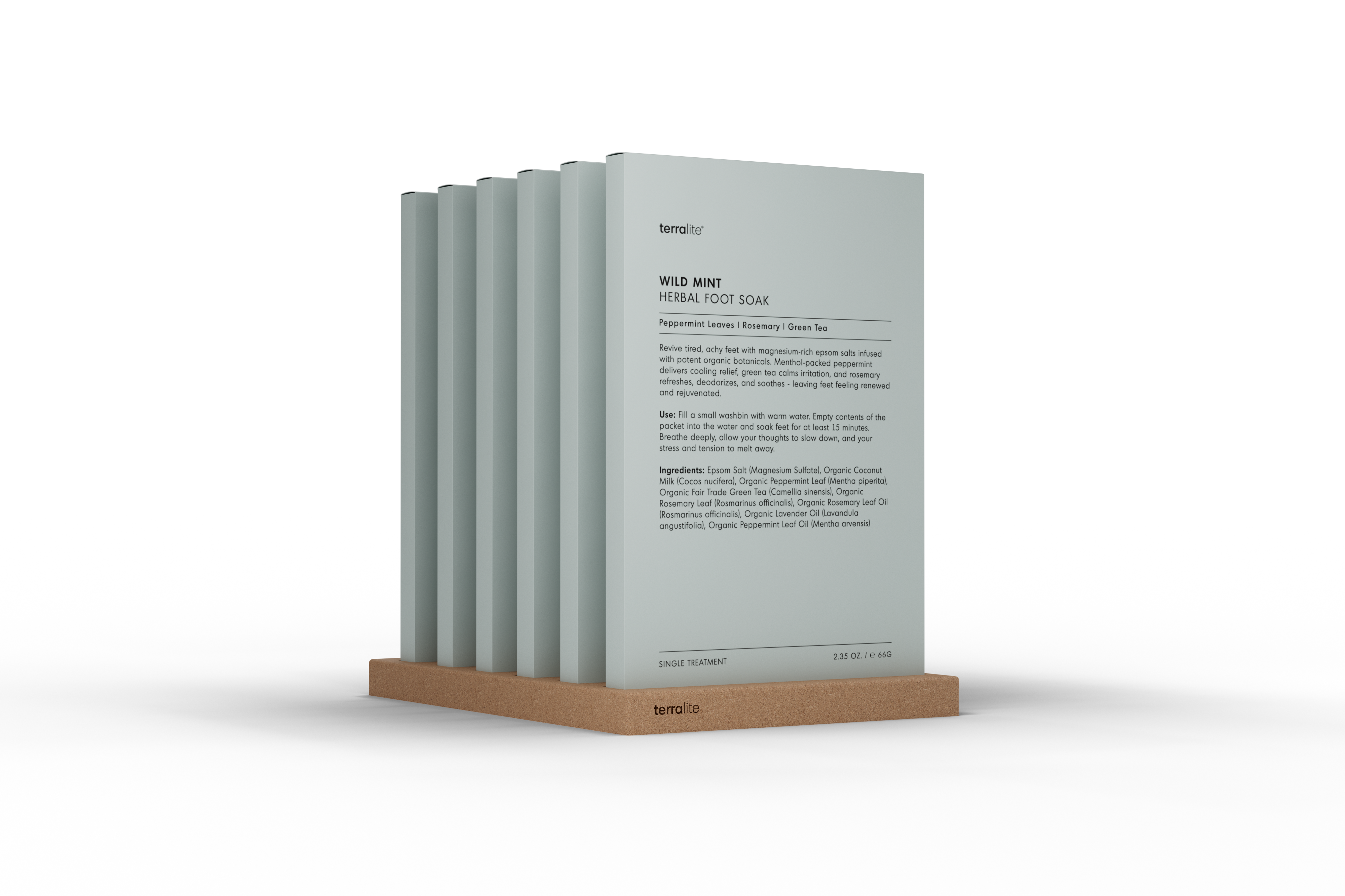 Terralite – Großhandel Hand-/Fußbad – Wilde Minze Kräuter-Fußbad (Einzelbehandlung)2