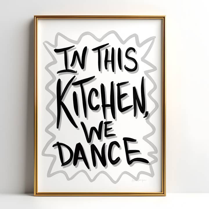 Trendy Wall Art, Typography, Dopamine Decor, Colorful Kitchen Poster, Retro Food Art Prints for wholesale by Audra Style