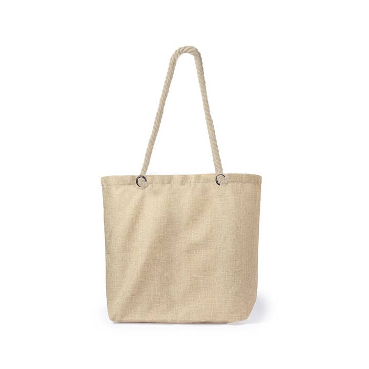 STAR WAY, S.L. – Engroshandel Tote bag - Dame – Stoftaske med farvede håndtag til sublimering2