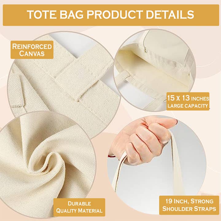 be a beam - Wholesale Tote Bag - Women's - Dog Mom Retro Tote Bag2