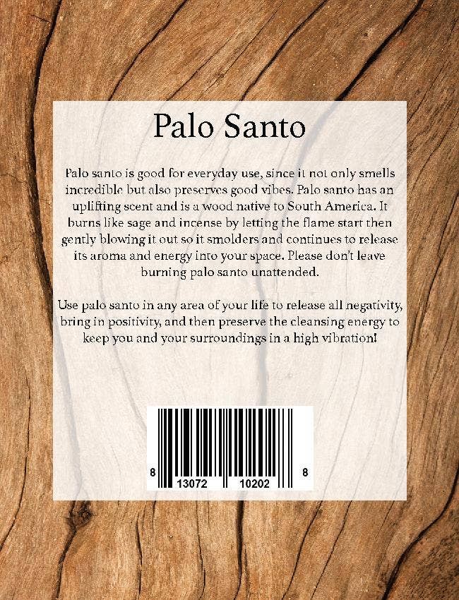 Nature's Retreat – wholesale Salviabunt – Palo Santo2