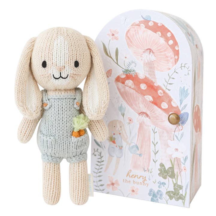 cuddle+kind - Wholesale Doll - Kids - Tiny Henry The Bunny, Gives 10 Meals