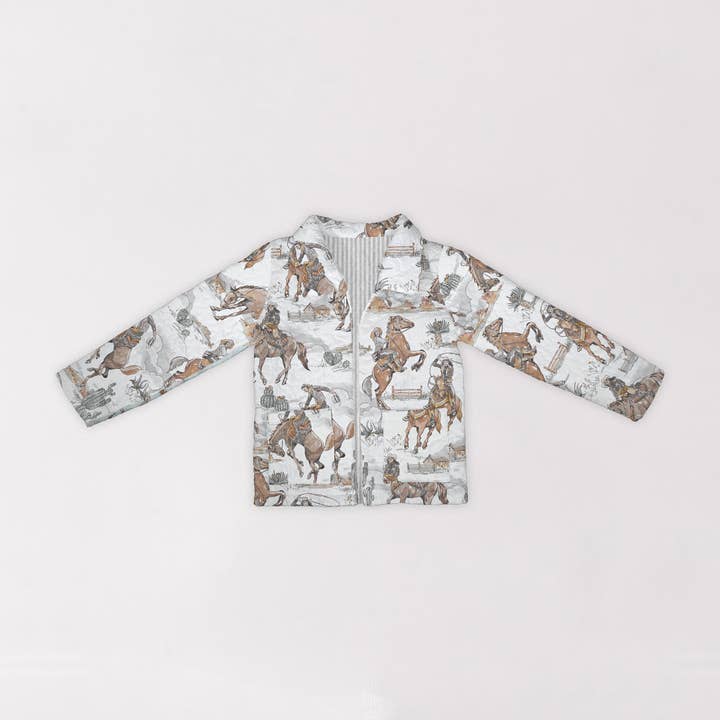 Ida Mae Home - Wholesale Jacket - Women's - Birdie Cowgirl Neutral Quilted Jacket