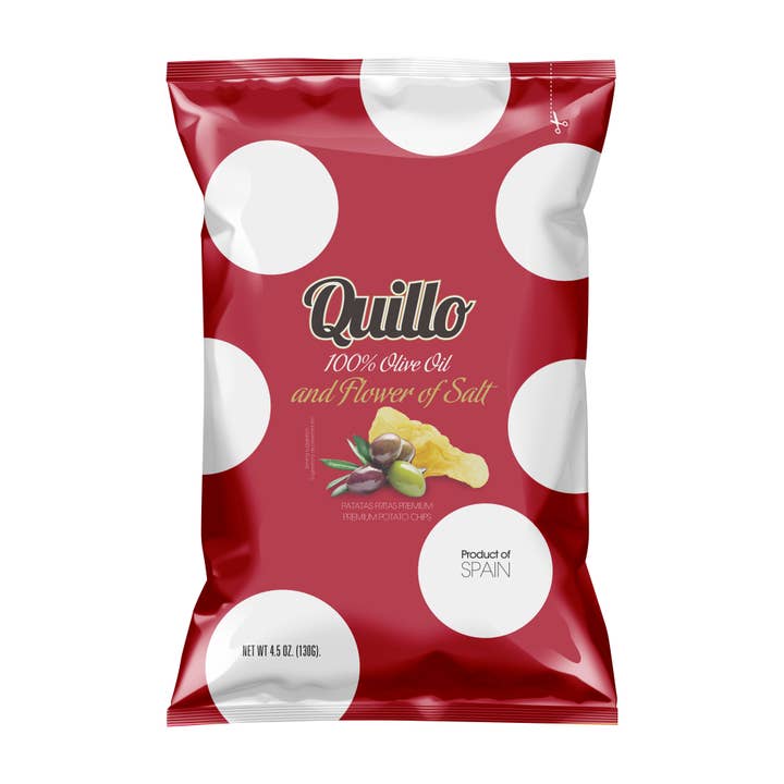 Gourmandise - Wholesale Chips - Quillo potato chips with flower salt 130g
