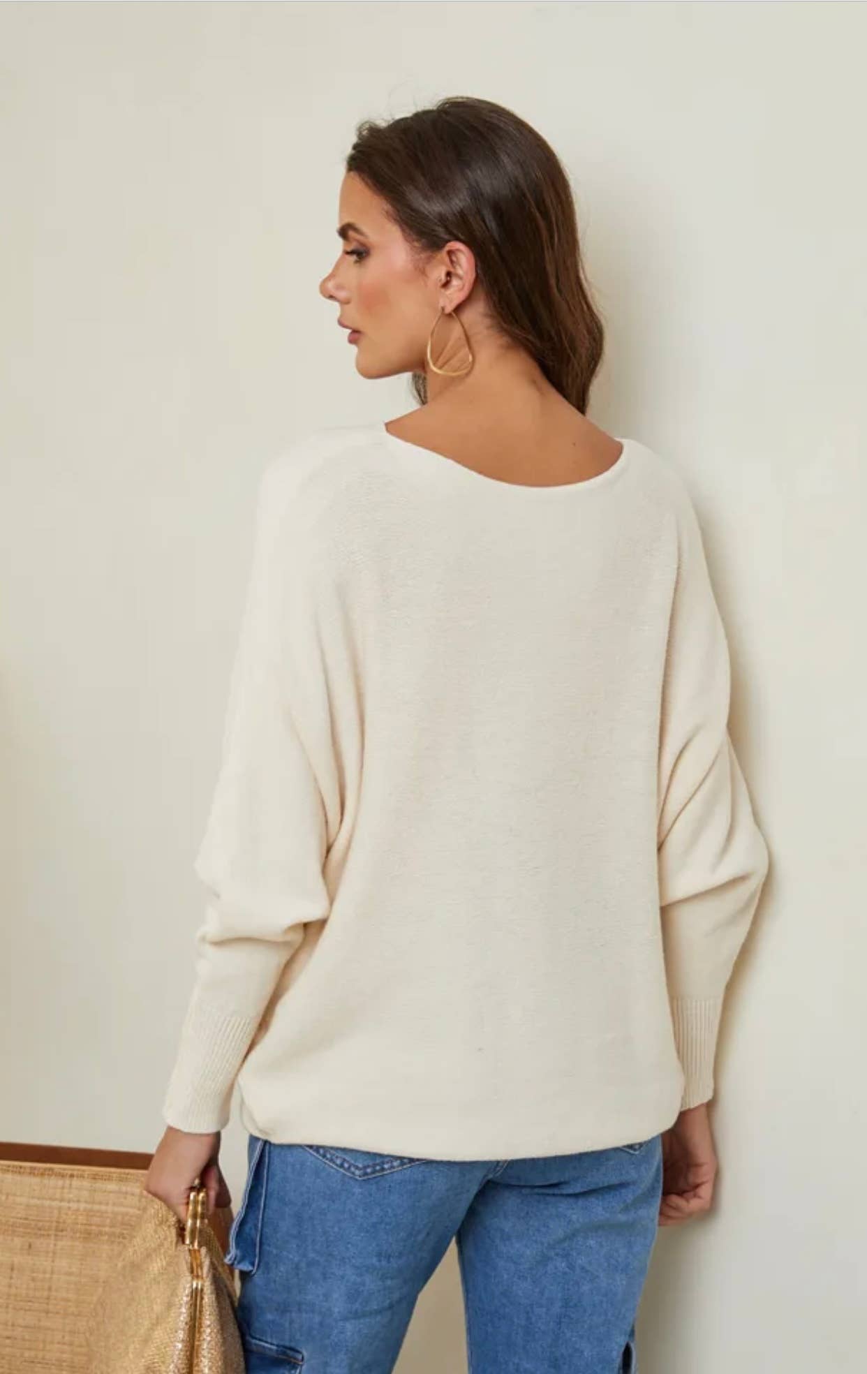 LÉA & LUC - Vendita all'ingrosso Maglione tricot - Donna - Maglione con maniche a pipistrello REF. 009965