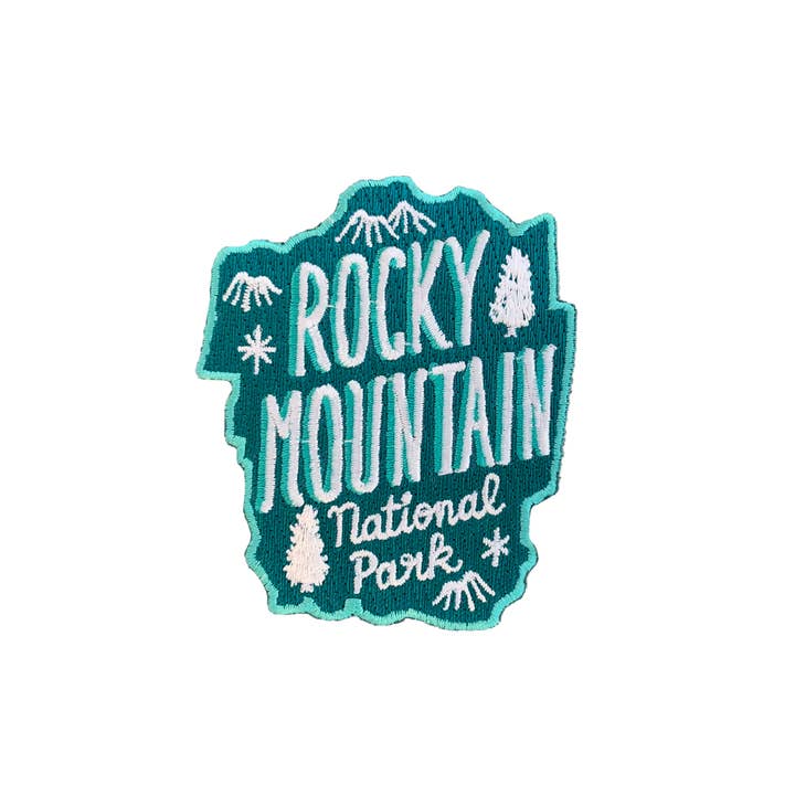 Patch des Rocheuses pour la vente par Noteworthy Paper & Press