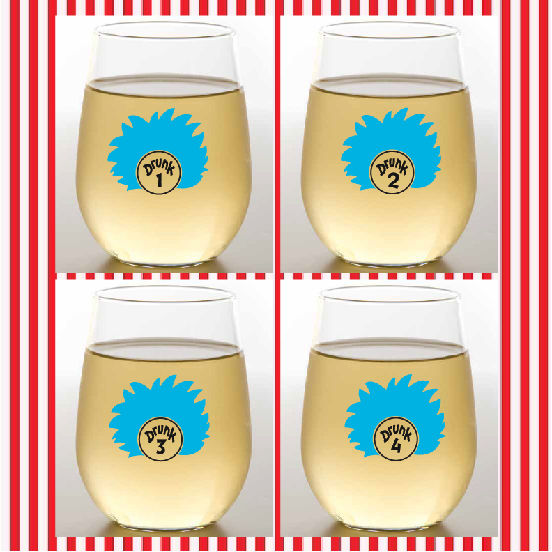 Wine-Oh! - Wholesale Wine Glass - CLOSEOUT ASSORTED Unbreakable Stemless Plastic Wine Glasses44