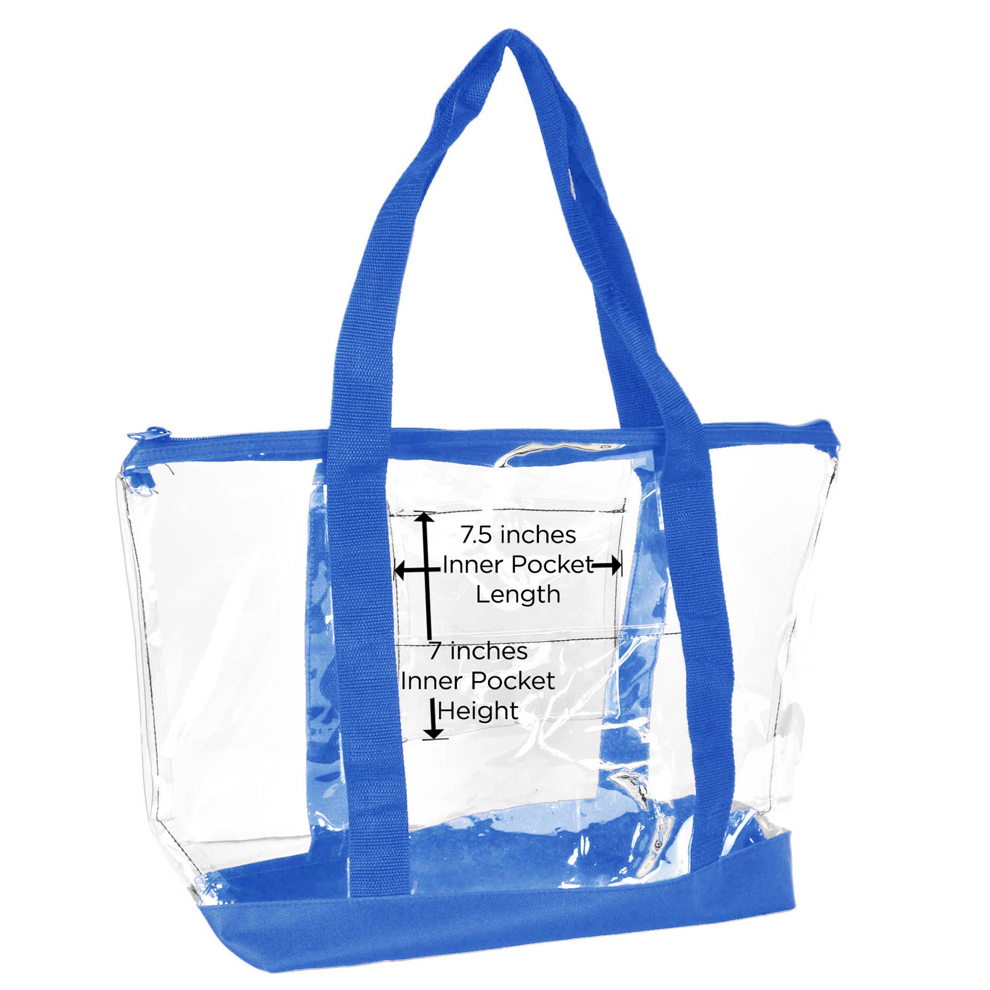 Dalix - Vente Tote bag – femme - Dalix sac transparent de sécurité à bandoulière pour travail et courses36